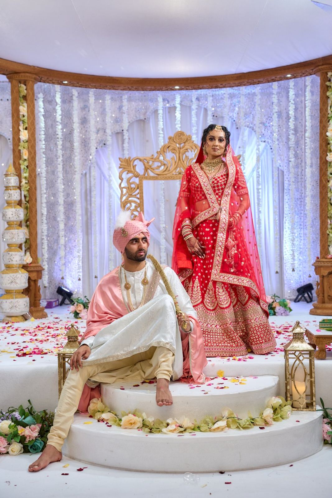 Harsh & Riana wedding at Willesden Temple — Asian wedding photography by Heston Photo