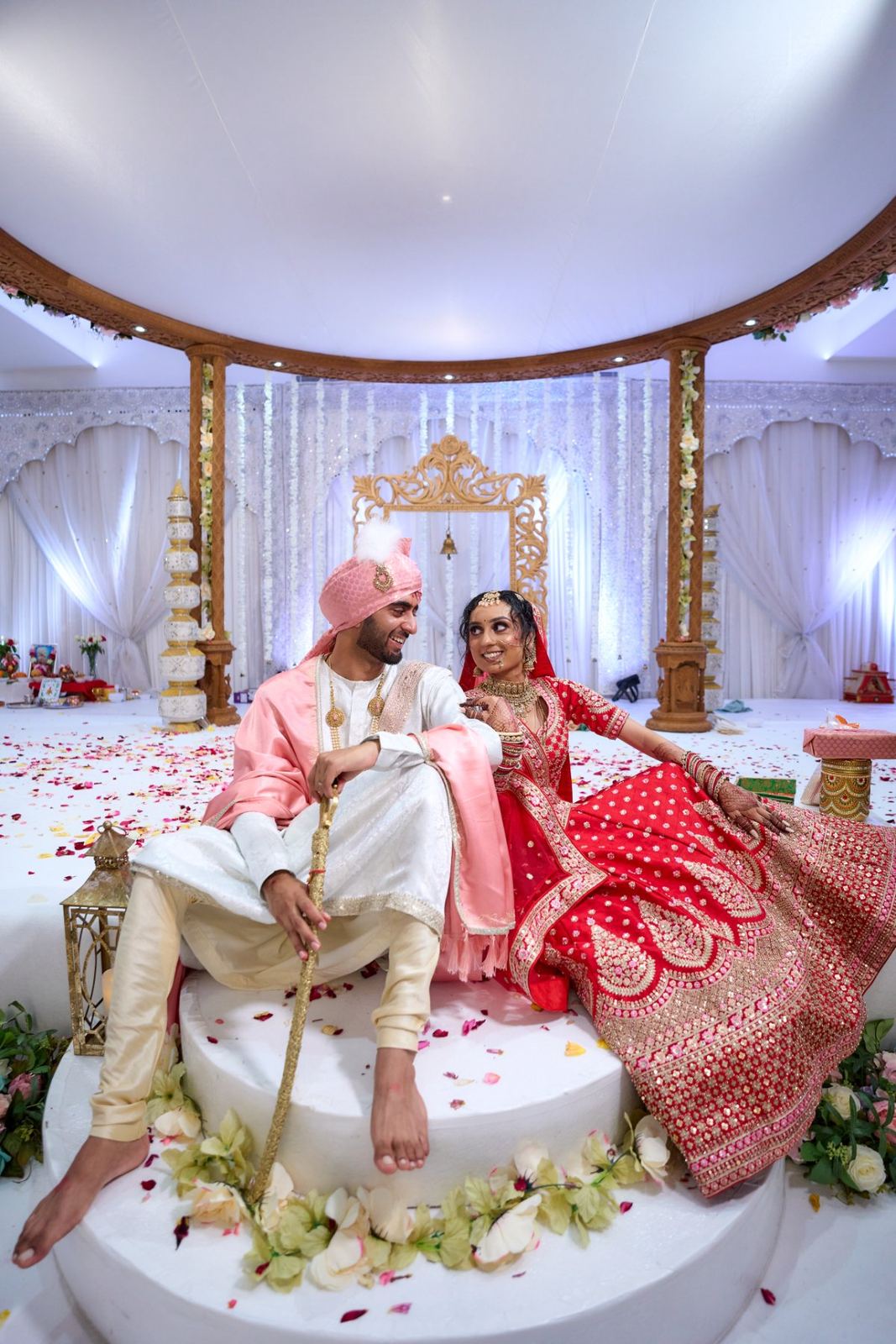 Harsh & Riana wedding at Willesden Temple — Asian wedding photography by Heston Photo