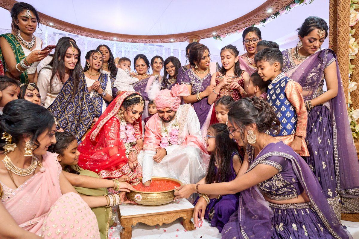 Harsh & Riana wedding at Willesden Temple — Asian wedding photography by Heston Photo