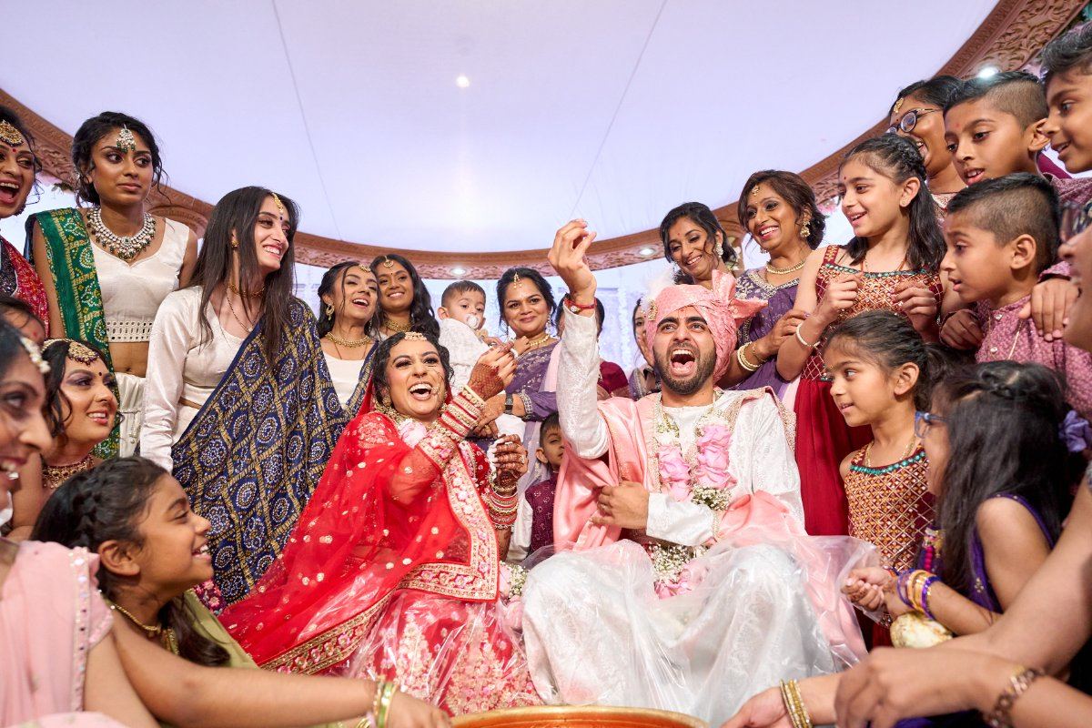 Harsh & Riana wedding at Willesden Temple — Asian wedding photography by Heston Photo