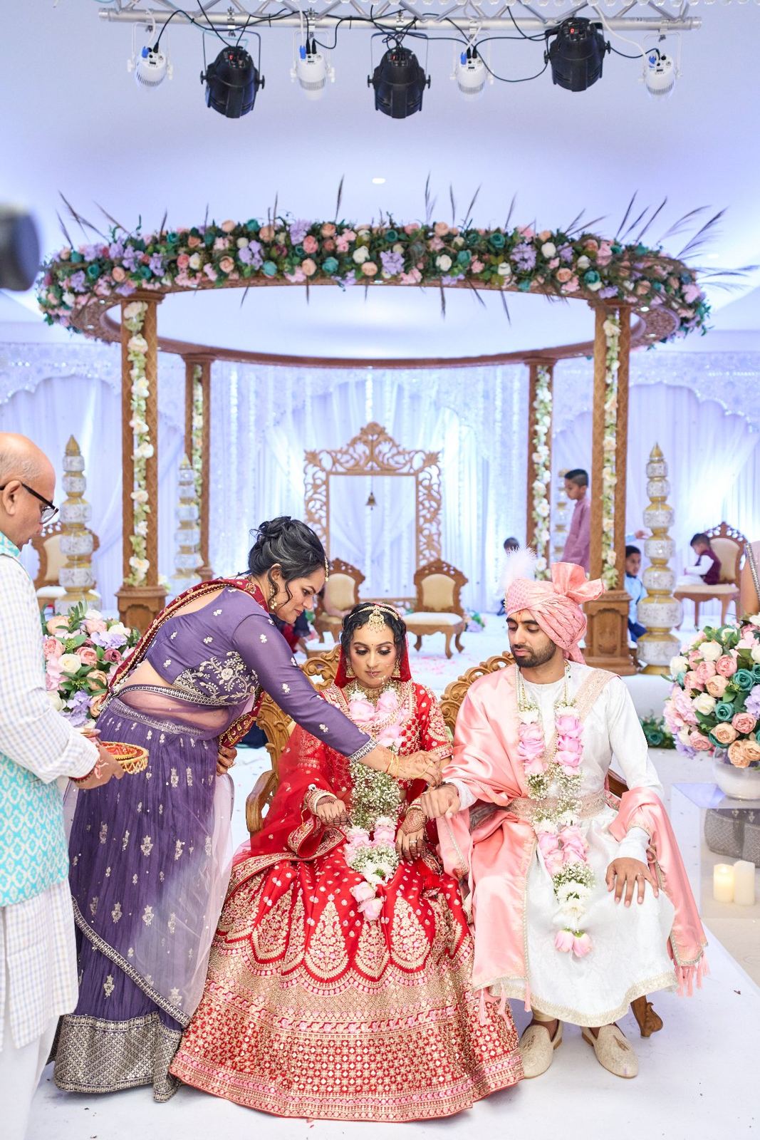Harsh & Riana wedding at Willesden Temple — Asian wedding photography by Heston Photo